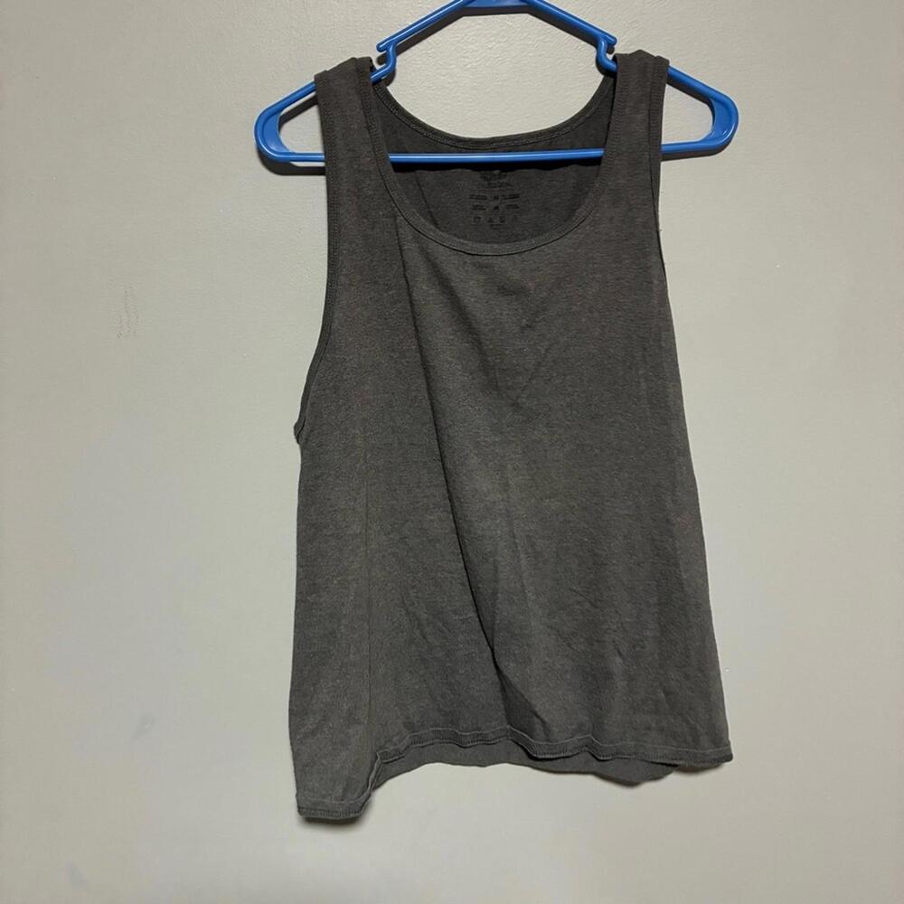 Gray Sleeveless Women's Top fruit of the loom size medium tank top